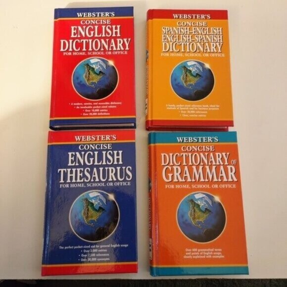 Webster's Concise Desk Reference Set-LIKE NEW-SET OF 4 - Picture 1 of 3